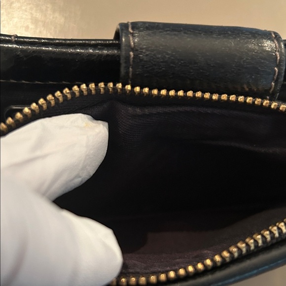 Fossil Black Leather Fold Wallet - Picture 6 of 7